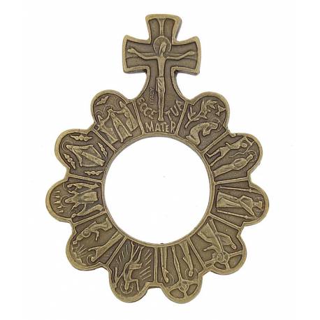 Ring-Tientje - Ave Maria - Met Gebronzeerd 