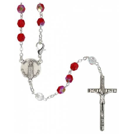 Rozenkrans Rosa Mystica - Rood / OV Wit 