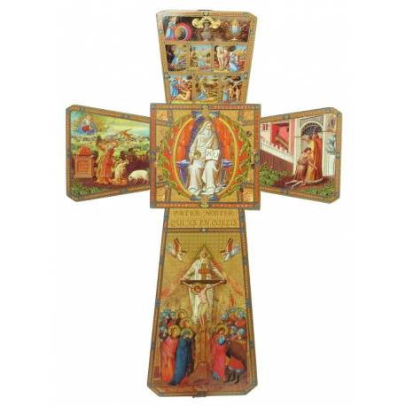 Croix murale - 35 X 25 cm - Bois