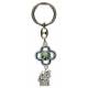 Porte-Clefs St Christophe + Ste Rita 10 Mm