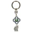 Porte-Clefs St Christophe + Ste Rita 10 Mm