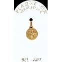 Médaille plaqué-or - Ste Rita - 11 mm