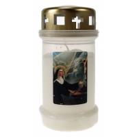 Bougie 3J /CD / blanc / Ste Rita