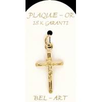 Croix Plaqué-Or - 28 X 15 mm