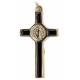 Croix St Benoît - 39 mm - Noir / Doré