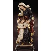 Houtsnijwerk H Anna 30 Cm / Gekleurd 