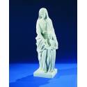 Ste Anne - 60 cm - "Marbre" Blanc