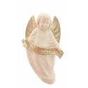 Houtsnijwerk Engel voor kerstfiguren van 10 cm / Nat-Goud 
