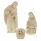 Houtsnijwerk H. Familie voor kerstfiguren van 17 cm / Nat-Goud 