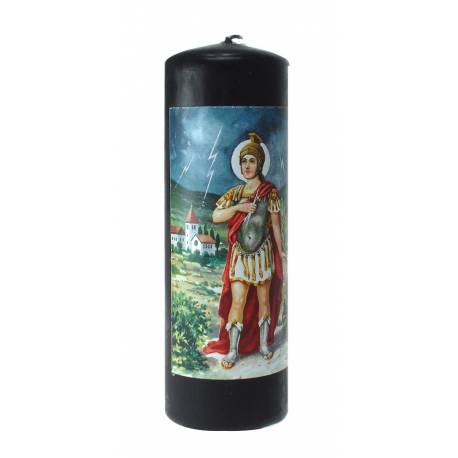 Bougie 150 X 50 mm - Noir - St Donat