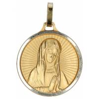 Médaille 23 mm Vierge Bx - Métal Doré