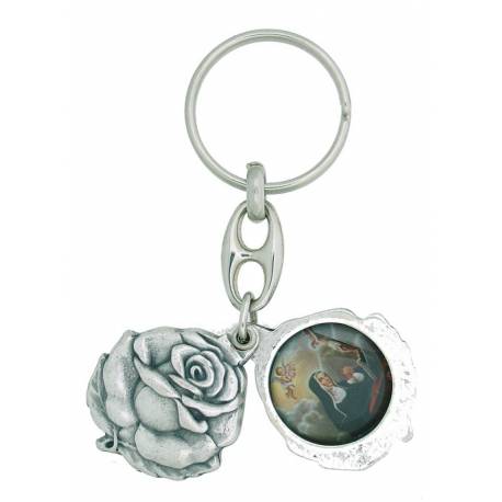 Porte-Clefs Rose Ste Rita - St Christophe