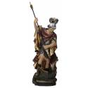 Houtsnijwerk St Joris 30 Cm / Gekleurd 