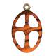 Pendentif s/cordon - 40 mm - Bois d'olivier