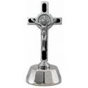 Mini-Croix St Benoît + Aimant - 4.5 cm - Métal