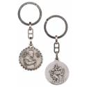 Porte-Clefs - St P. Pio / St Christophe - 30 mm