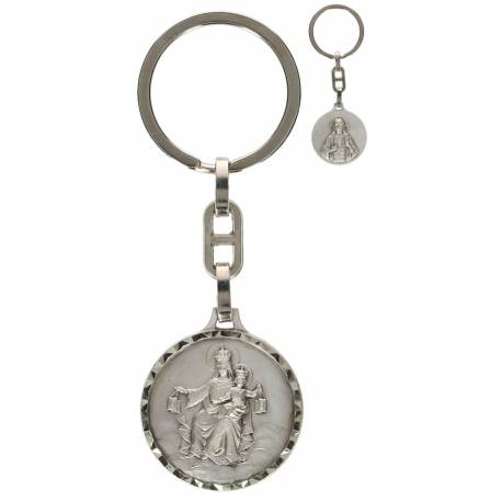Porte-Clefs - 30 mm - Vierge du Scapulaire