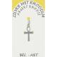 Croix Argent Rhodié - 15 X 10 mm