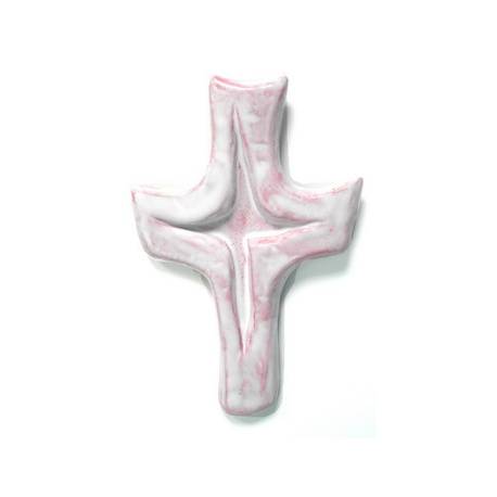 Kruisje Keramiek 21 X 13 cm Wit 