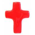 Kruisje Keramiek 11 X 8.5 Cm Rood 