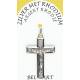 Croix Argent Rhodié - 30 X 21 mm
