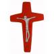 Croix Céramique - 16 X 11.5 cm - Rouge