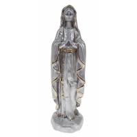 Statue 17 Cm Lourdes Argent-Or