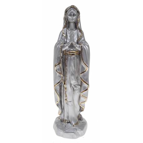 Statue 17 Cm Lourdes Argent-Or