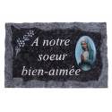 Plaque Cimetiere A Notre Soeur Bien-Aimee 9x14