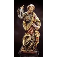 Houtsnijwerk H Petrus 20 Cm Gekleurd 