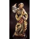 Bois Sculpté 20 Cm St Pierre Couleur