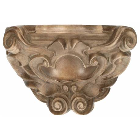Socle Mural pour statue de 36 cm Ton Bois