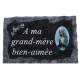 Plaque Cimetiere A Ma Grand-Mere Bien-Aimee 9x14 