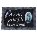 Plaque Cimetiere A Notre Petit-Fils Bien-Aime 9x14