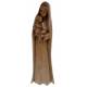 Beeld 30 cm - Maria + Kind - Houtkleur 
