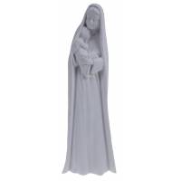 Beeld 30 cm - Maria + Kind - Wit 