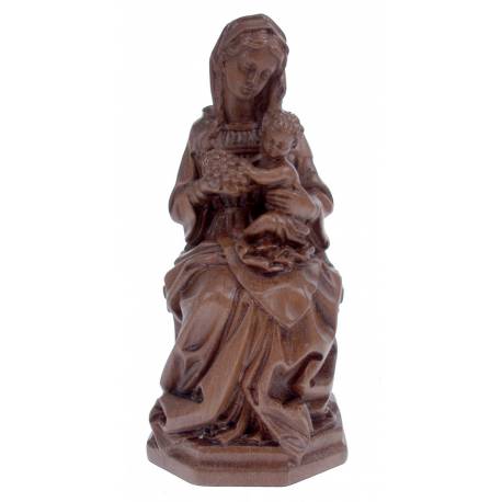 Statue 17 cm - Vierge + Enfant / Ton Bois