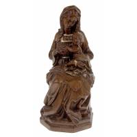 Statue 23 cm - Vierge + Enfant / Ton Bois