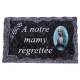 Plaque Cimetiere A Notre Mamy Regrettee 9x14