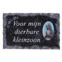 Plaque Cimetiere Voor Mijn Dierbare Kleinzoon 9x14