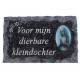 Plaque Cimetiere Voor Mijn Dierbare Kleindochter 9x14