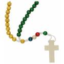 Chapelet sur Corde - Missionnaire - Bois