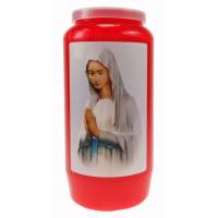 Luminaire 6 Jours / rouge / Vierge priante