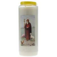 Noveenkaars / wit / H Antonius Abt 