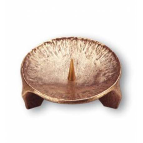 Bougeoir Bronze 14 Cm 3 Pieds