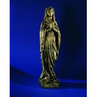 Lourdes 37 Cm Bronze