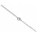 Ketting 40 Cm Metaal + Rhodium 