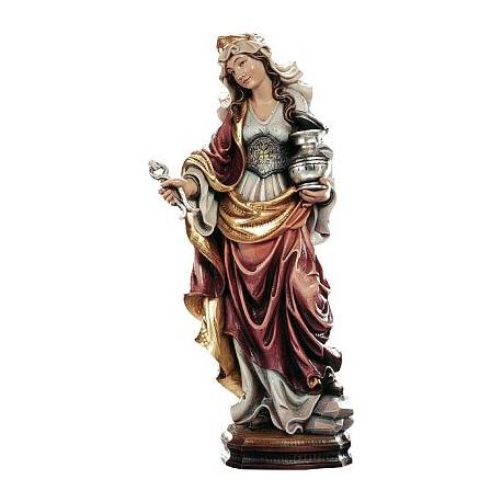 Houtsnijwerk H Apolonia 20 Cm / Gekleurd 