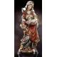 Houtsnijwerk H Agnes 20 Cm Gekleurd 