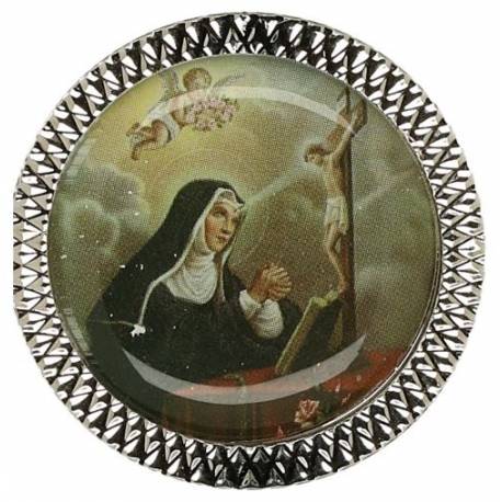 Medaille Aimantee Ste Rita / Couleurs